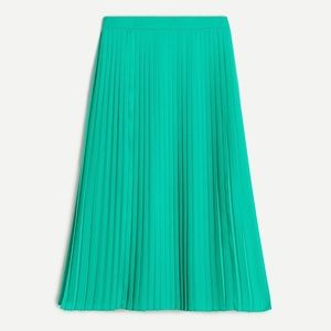 JCrew midi length pleated skirt